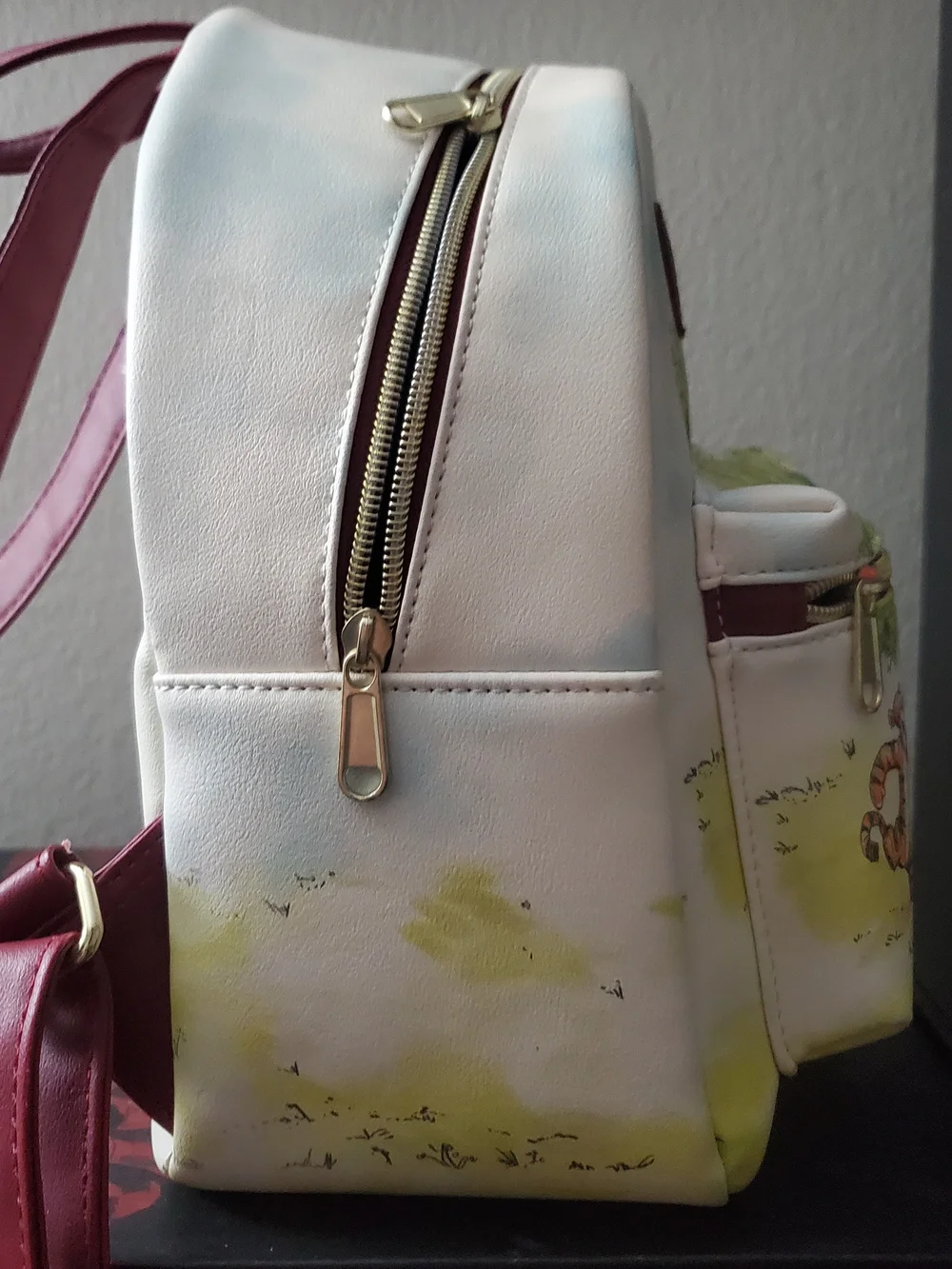 Loungefly White & Green Winnie the Pooh Tree Scene Kids Mini Backpack